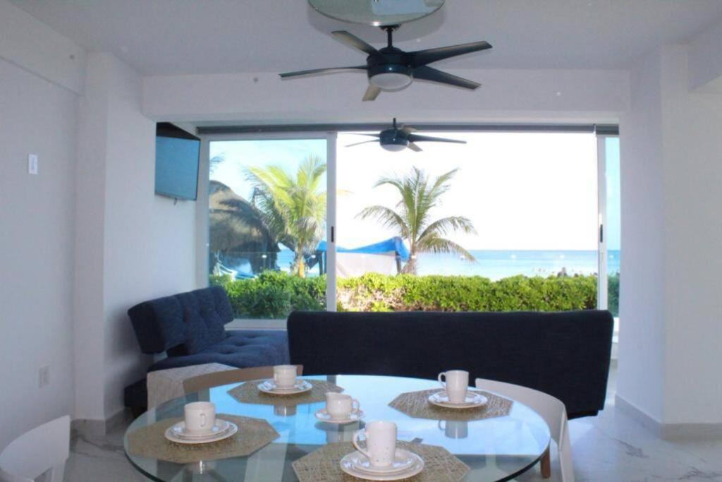 Beach Front Renewed Apartment Cancún Kültér fotó