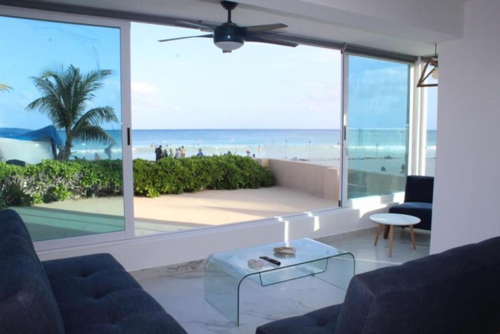 Beach Front Renewed Apartment Cancún Kültér fotó