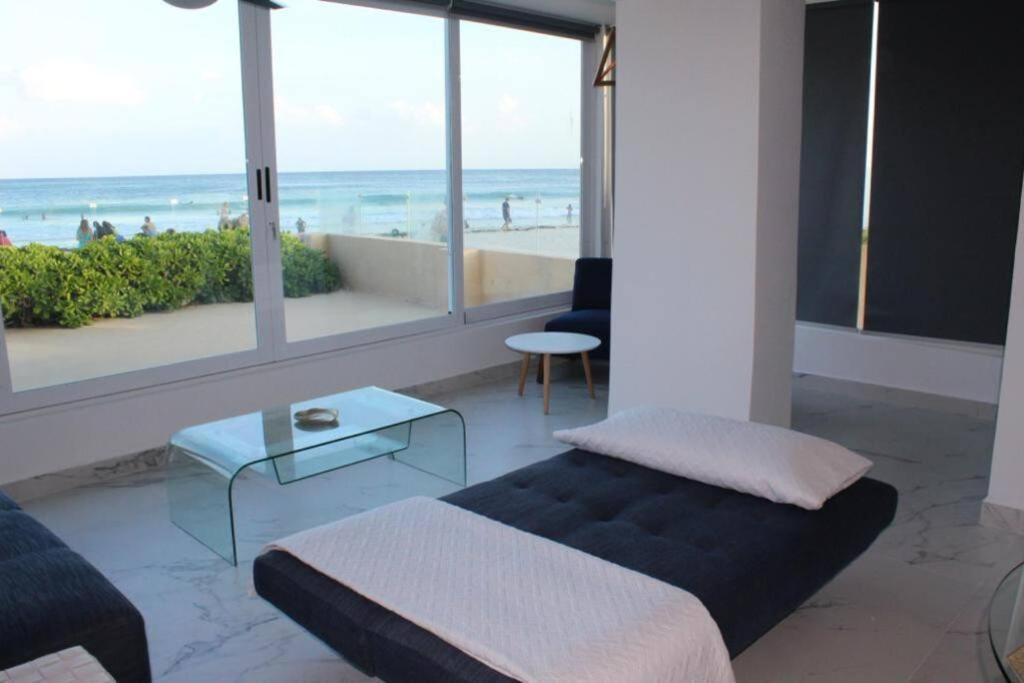 Beach Front Renewed Apartment Cancún Kültér fotó