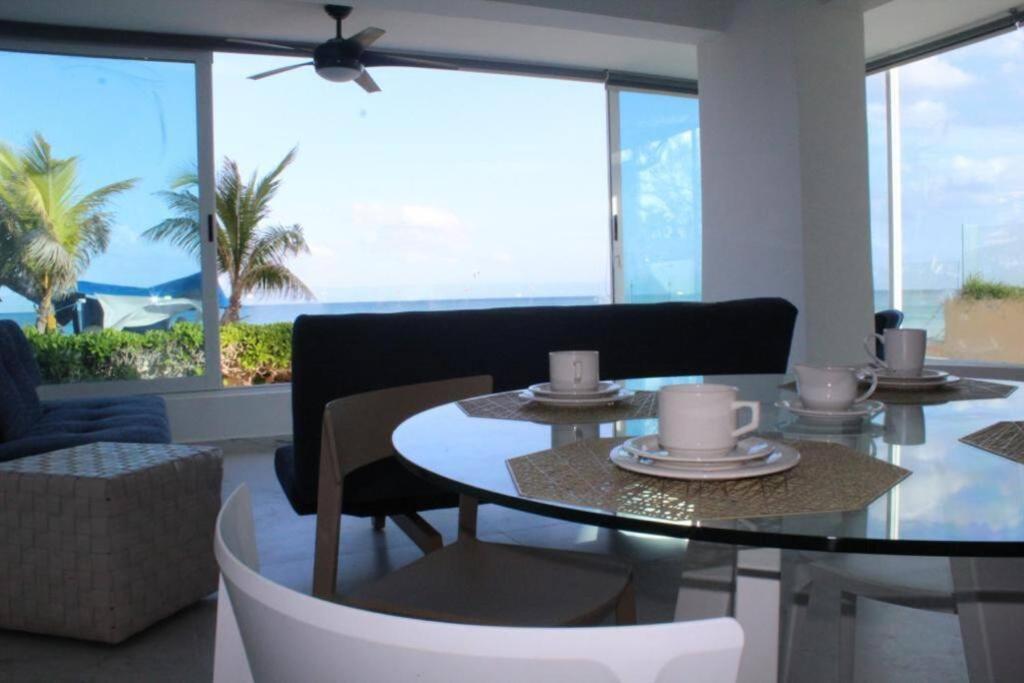 Beach Front Renewed Apartment Cancún Kültér fotó
